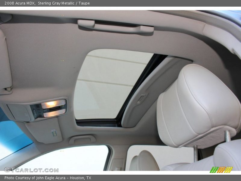 Sterling Gray Metallic / Taupe 2008 Acura MDX