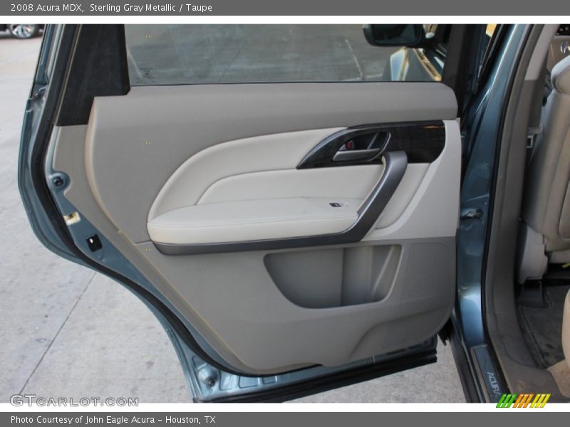 Sterling Gray Metallic / Taupe 2008 Acura MDX