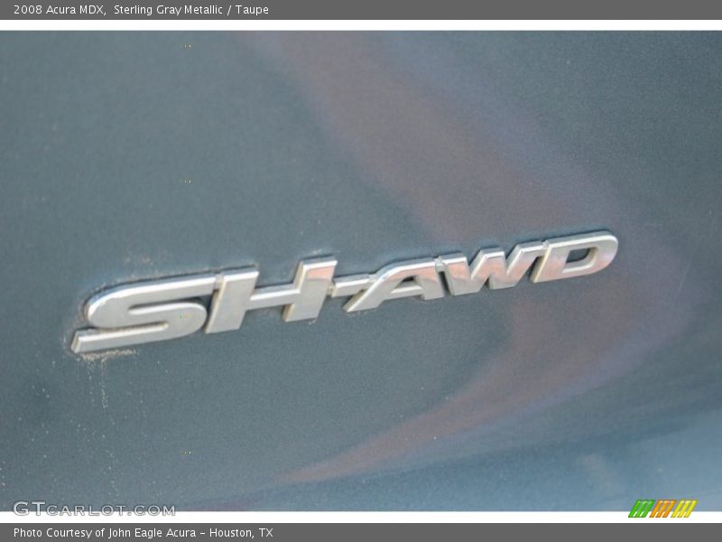 Sterling Gray Metallic / Taupe 2008 Acura MDX