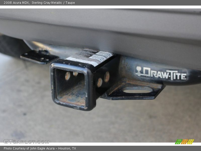 Sterling Gray Metallic / Taupe 2008 Acura MDX