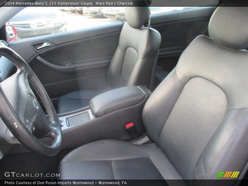 Mars Red / Charcoal 2004 Mercedes-Benz C 230 Kompressor Coupe