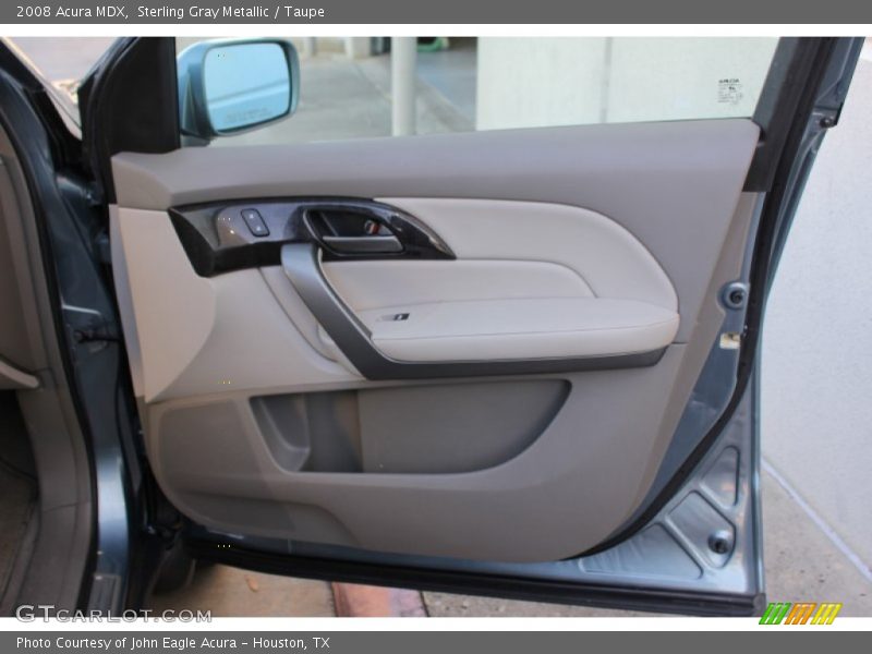 Sterling Gray Metallic / Taupe 2008 Acura MDX