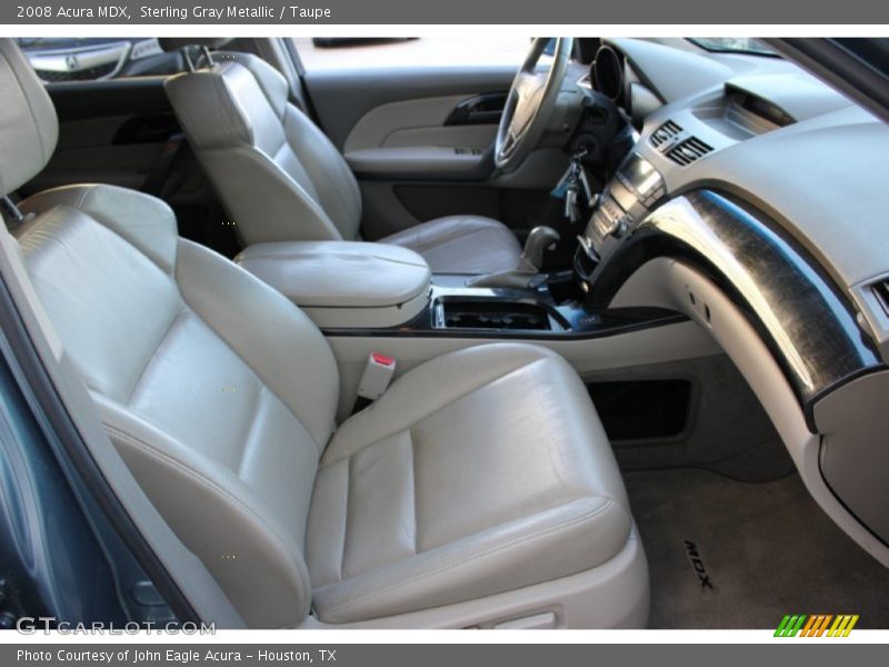Sterling Gray Metallic / Taupe 2008 Acura MDX