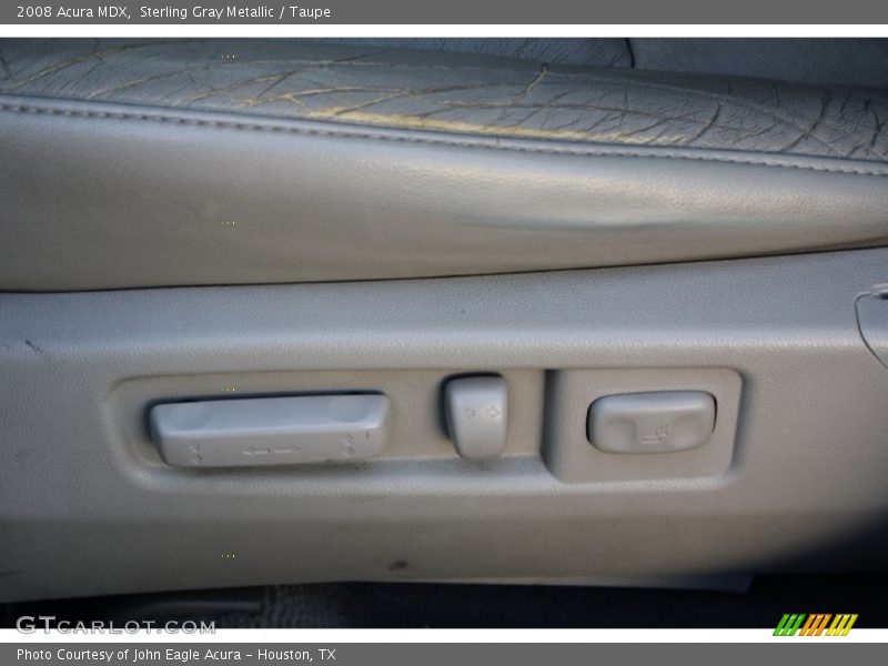 Sterling Gray Metallic / Taupe 2008 Acura MDX