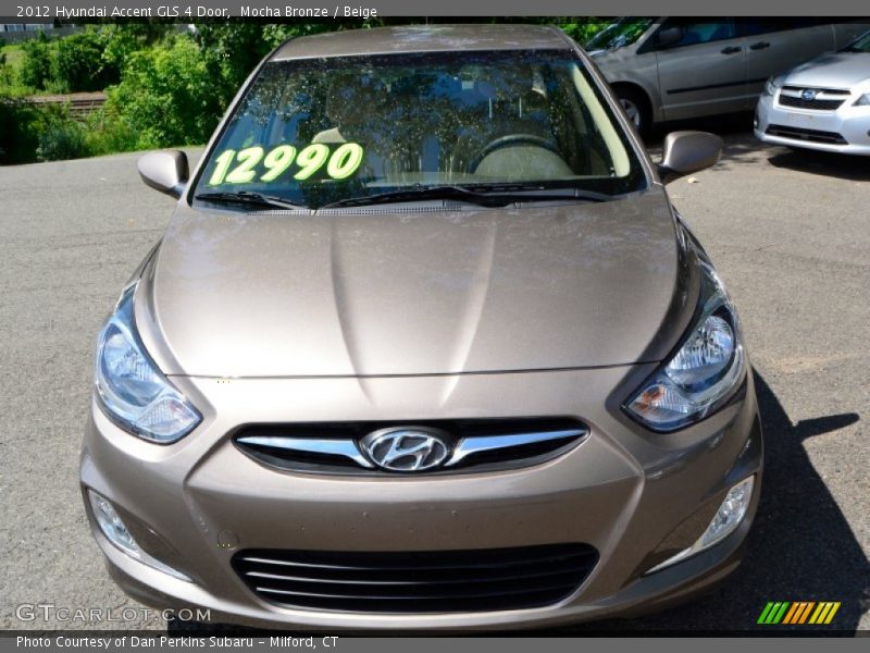 Mocha Bronze / Beige 2012 Hyundai Accent GLS 4 Door