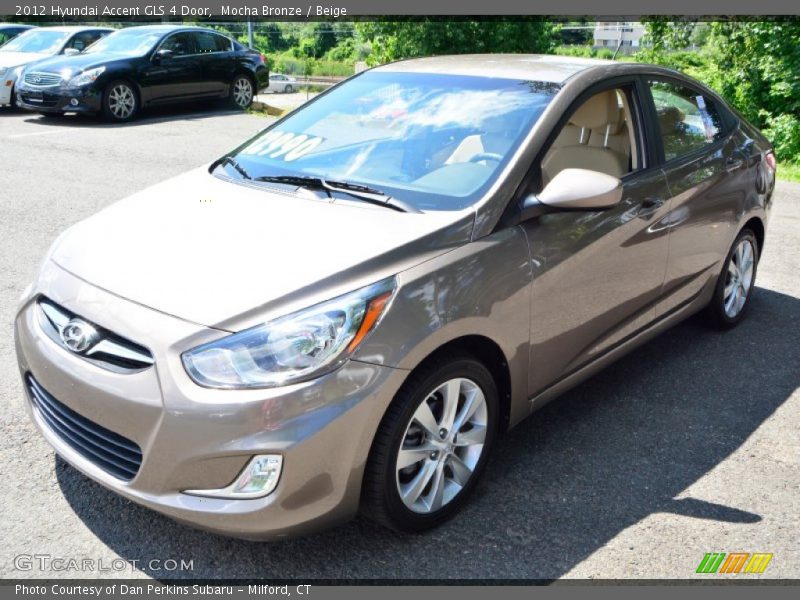 Mocha Bronze / Beige 2012 Hyundai Accent GLS 4 Door
