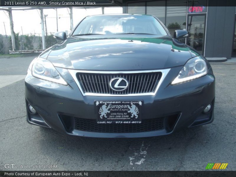 Smoky Granite Mica / Black 2011 Lexus IS 250 AWD