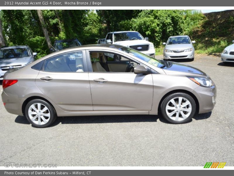 Mocha Bronze / Beige 2012 Hyundai Accent GLS 4 Door