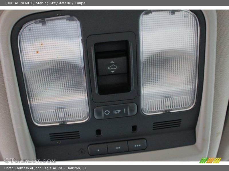 Sterling Gray Metallic / Taupe 2008 Acura MDX