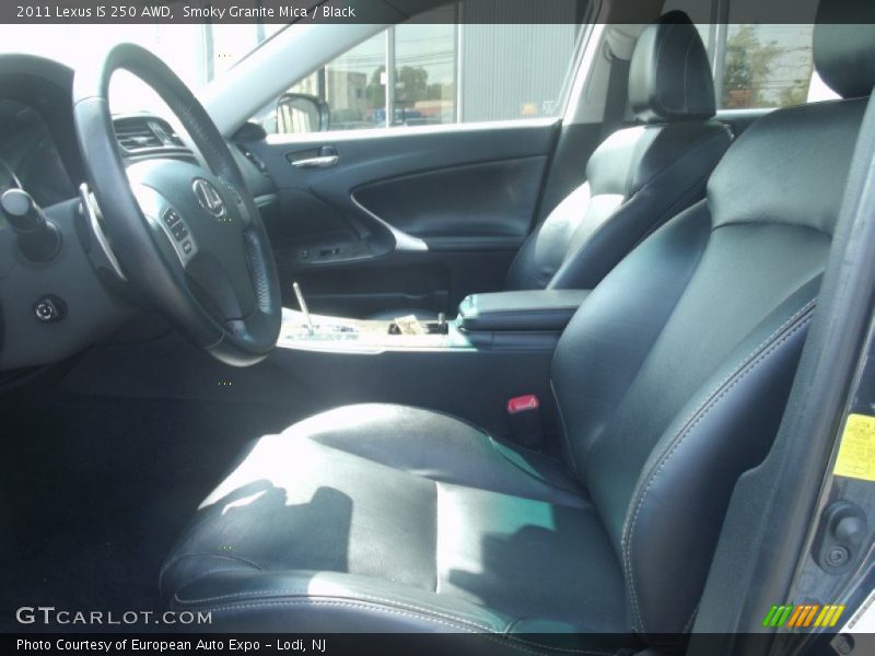 Smoky Granite Mica / Black 2011 Lexus IS 250 AWD