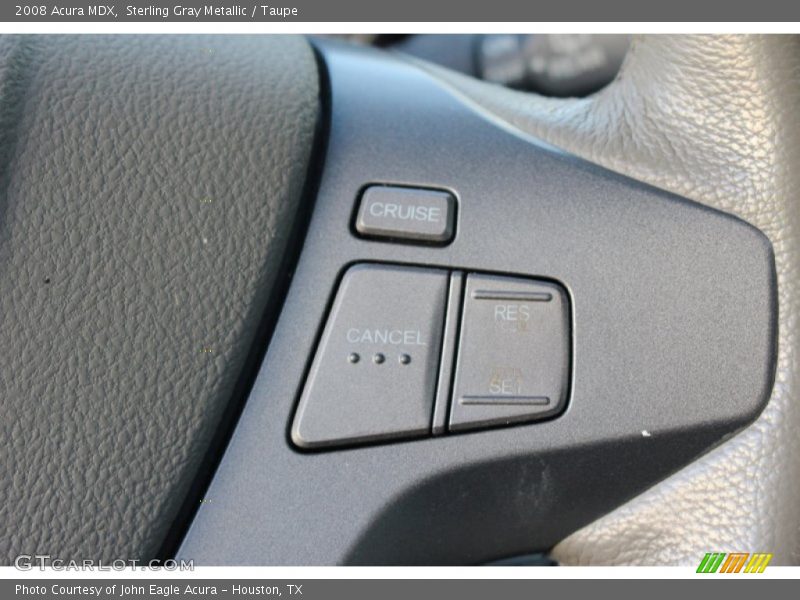 Sterling Gray Metallic / Taupe 2008 Acura MDX
