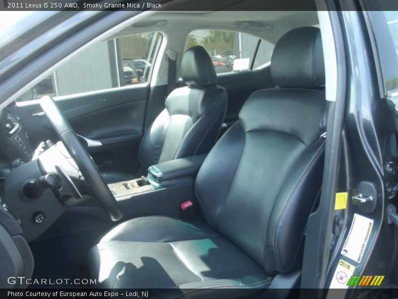 Smoky Granite Mica / Black 2011 Lexus IS 250 AWD