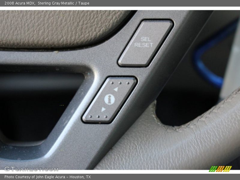 Sterling Gray Metallic / Taupe 2008 Acura MDX