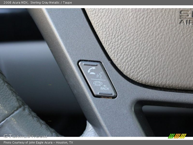 Sterling Gray Metallic / Taupe 2008 Acura MDX