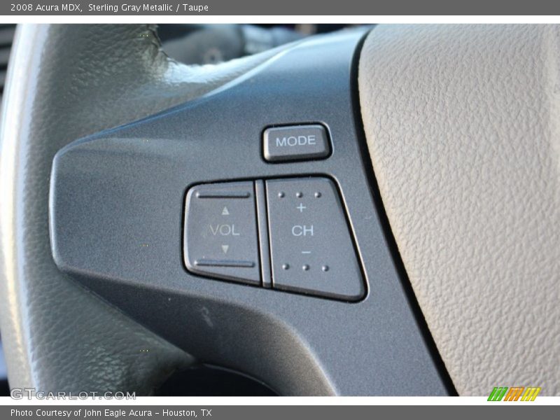 Sterling Gray Metallic / Taupe 2008 Acura MDX