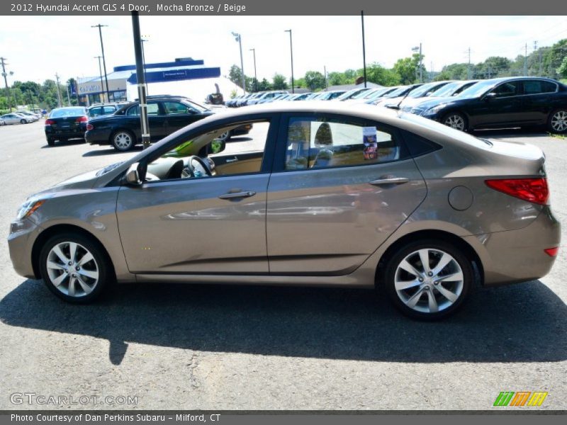 Mocha Bronze / Beige 2012 Hyundai Accent GLS 4 Door
