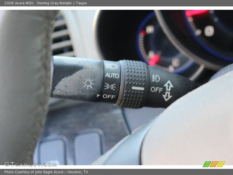 Sterling Gray Metallic / Taupe 2008 Acura MDX