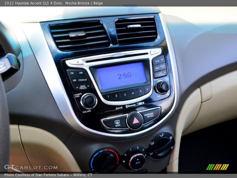 Mocha Bronze / Beige 2012 Hyundai Accent GLS 4 Door