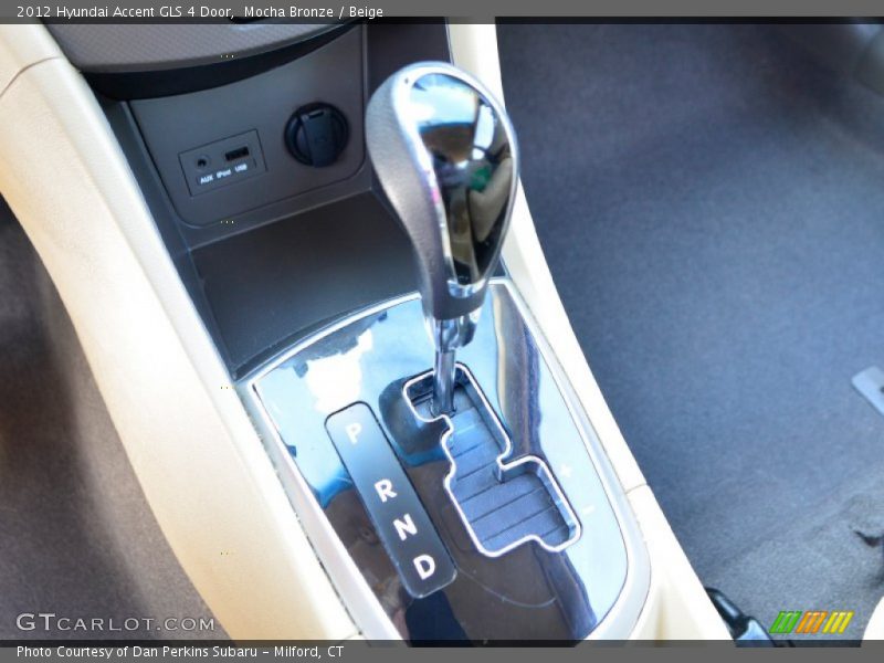 Mocha Bronze / Beige 2012 Hyundai Accent GLS 4 Door