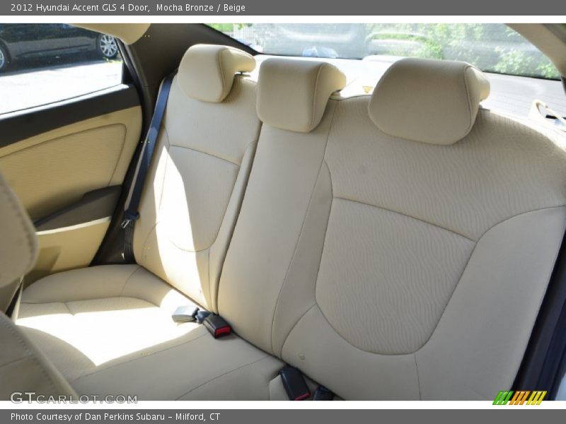 Mocha Bronze / Beige 2012 Hyundai Accent GLS 4 Door