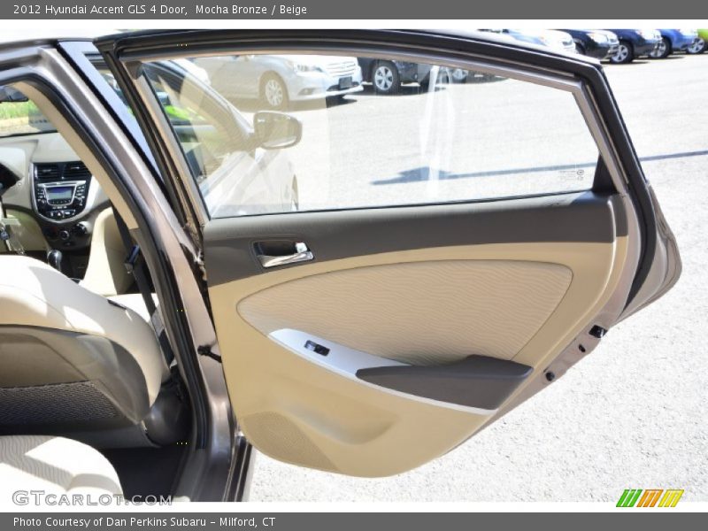 Mocha Bronze / Beige 2012 Hyundai Accent GLS 4 Door