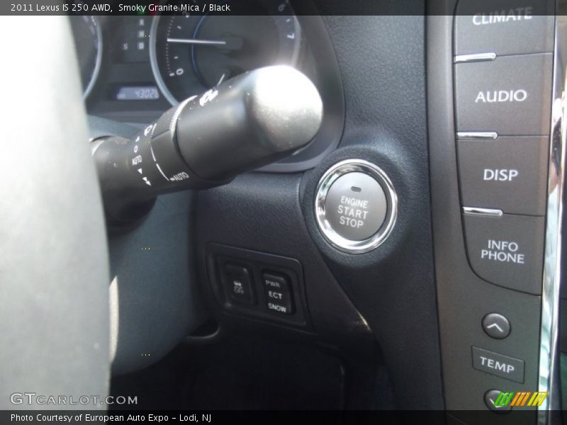 Smoky Granite Mica / Black 2011 Lexus IS 250 AWD