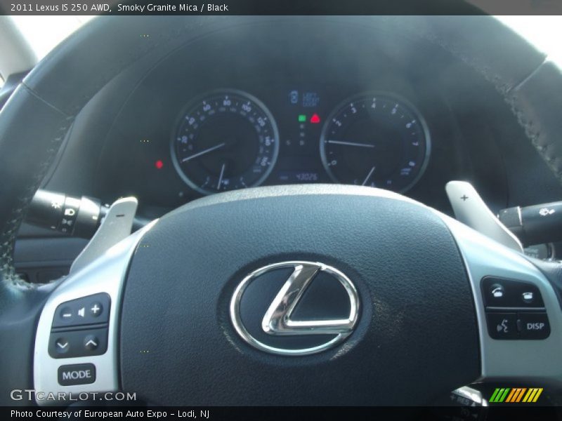 Smoky Granite Mica / Black 2011 Lexus IS 250 AWD