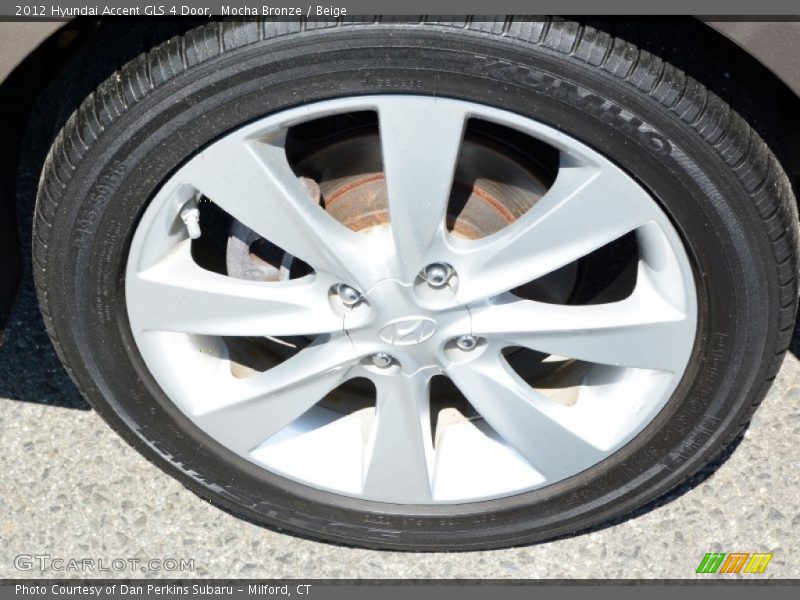 Mocha Bronze / Beige 2012 Hyundai Accent GLS 4 Door