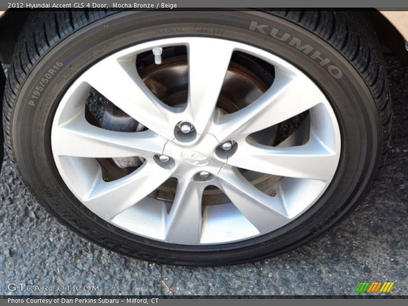 Mocha Bronze / Beige 2012 Hyundai Accent GLS 4 Door