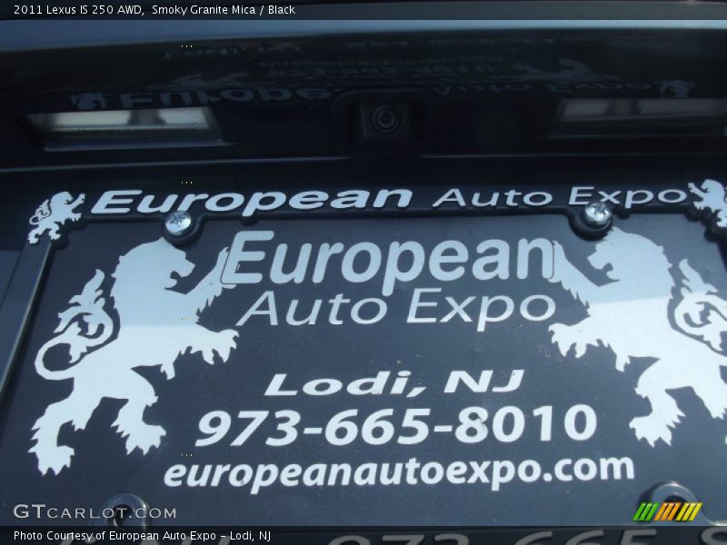 Smoky Granite Mica / Black 2011 Lexus IS 250 AWD
