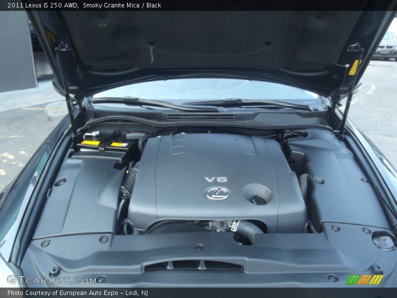 Smoky Granite Mica / Black 2011 Lexus IS 250 AWD