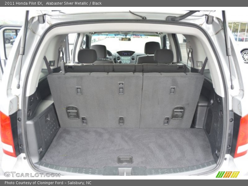 Alabaster Silver Metallic / Black 2011 Honda Pilot EX