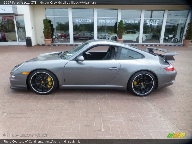 Meteor Grey Metallic / Black w/Alcantara 2007 Porsche 911 GT3
