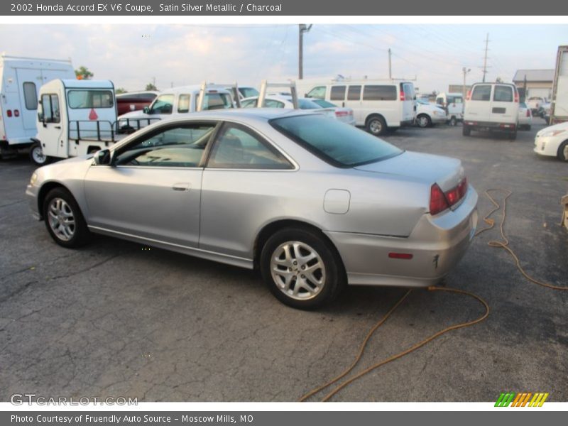 Satin Silver Metallic / Charcoal 2002 Honda Accord EX V6 Coupe