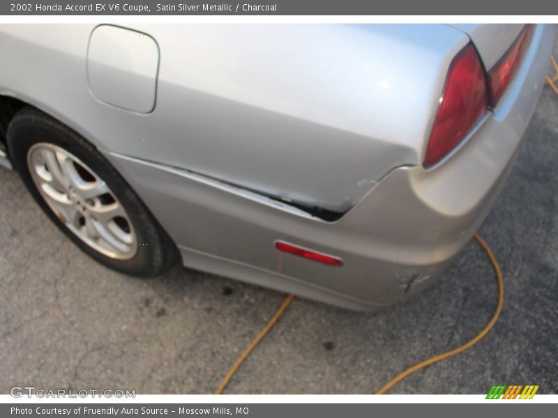 Satin Silver Metallic / Charcoal 2002 Honda Accord EX V6 Coupe