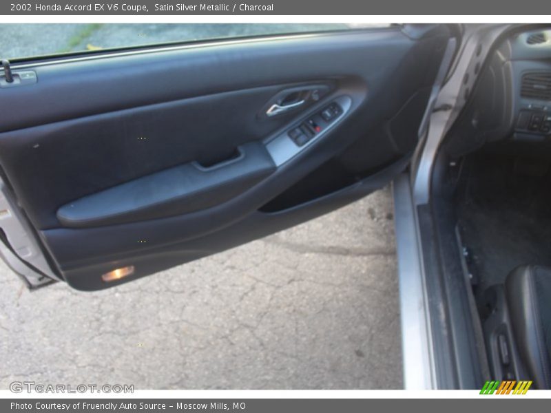 Satin Silver Metallic / Charcoal 2002 Honda Accord EX V6 Coupe