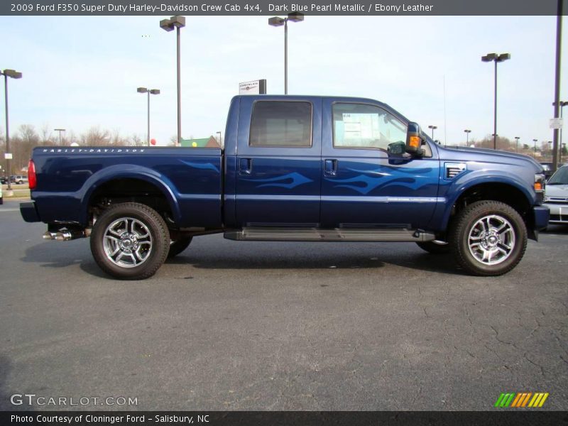 Dark Blue Pearl Metallic / Ebony Leather 2009 Ford F350 Super Duty Harley-Davidson Crew Cab 4x4