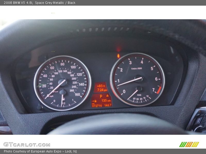 Space Grey Metallic / Black 2008 BMW X5 4.8i