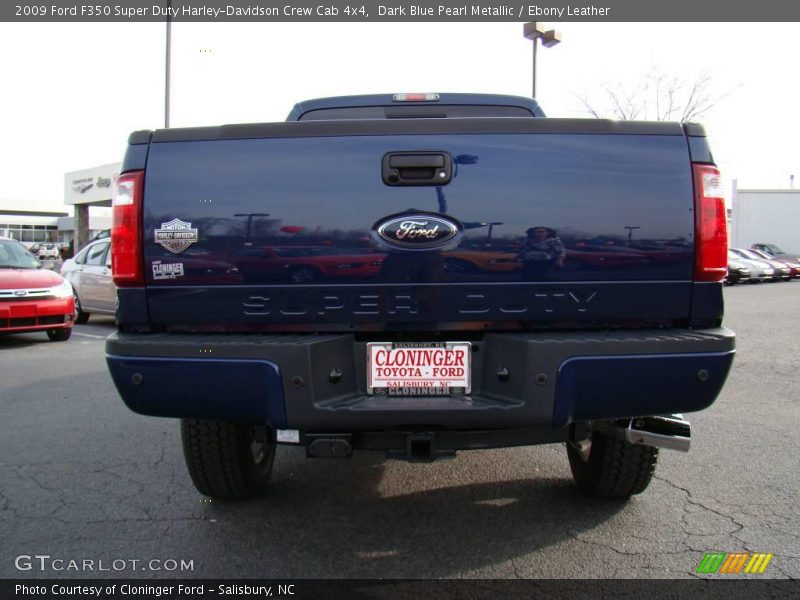 Dark Blue Pearl Metallic / Ebony Leather 2009 Ford F350 Super Duty Harley-Davidson Crew Cab 4x4