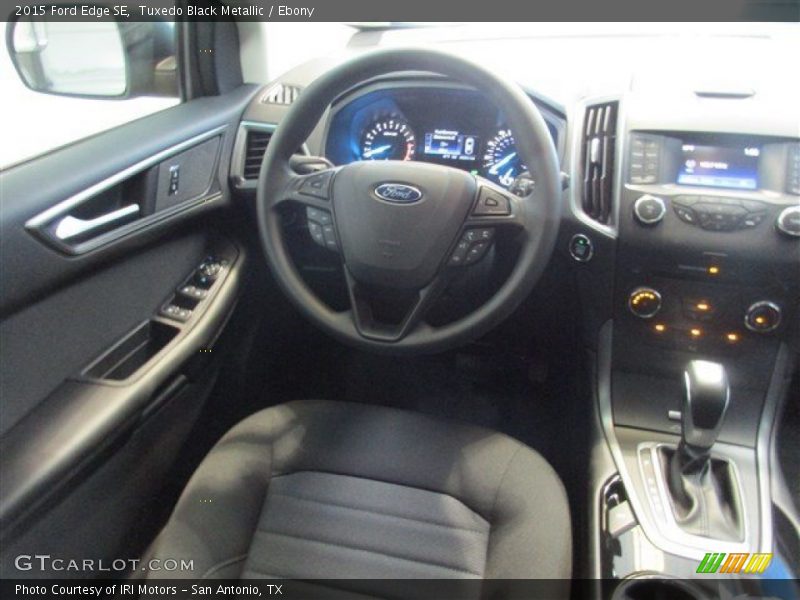 Tuxedo Black Metallic / Ebony 2015 Ford Edge SE