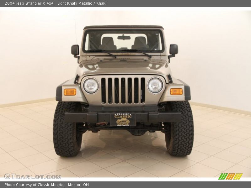 Light Khaki Metallic / Khaki 2004 Jeep Wrangler X 4x4
