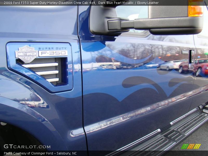 Dark Blue Pearl Metallic / Ebony Leather 2009 Ford F350 Super Duty Harley-Davidson Crew Cab 4x4