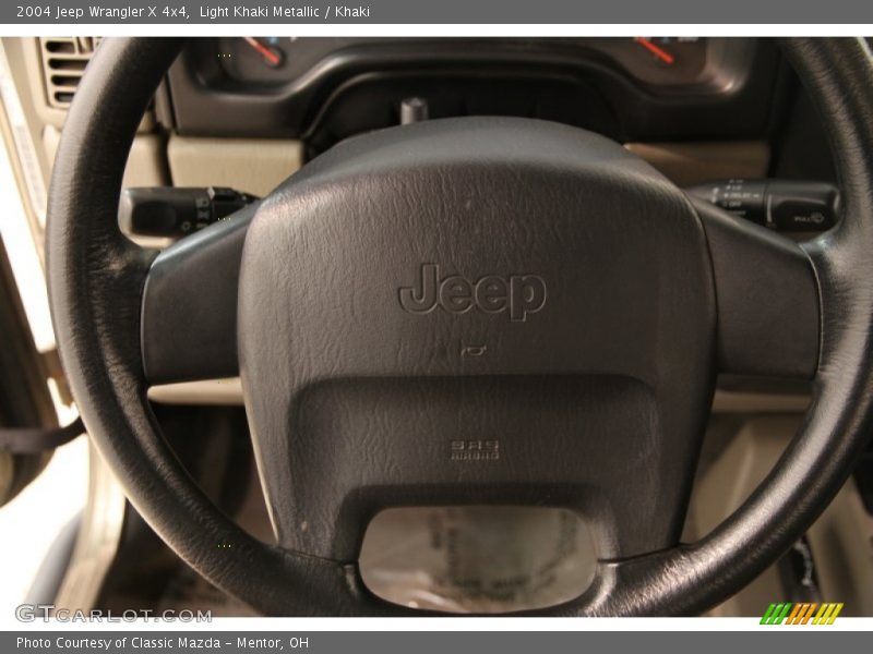 Light Khaki Metallic / Khaki 2004 Jeep Wrangler X 4x4