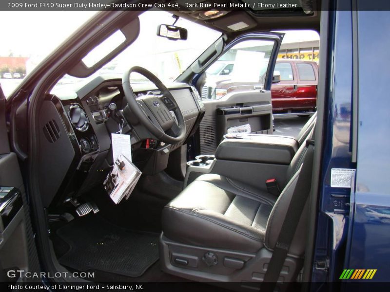 Dark Blue Pearl Metallic / Ebony Leather 2009 Ford F350 Super Duty Harley-Davidson Crew Cab 4x4