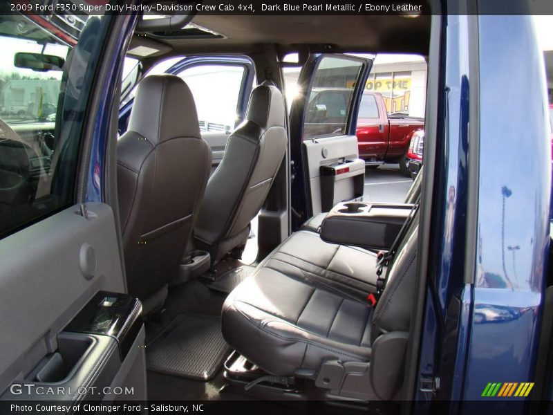 Dark Blue Pearl Metallic / Ebony Leather 2009 Ford F350 Super Duty Harley-Davidson Crew Cab 4x4