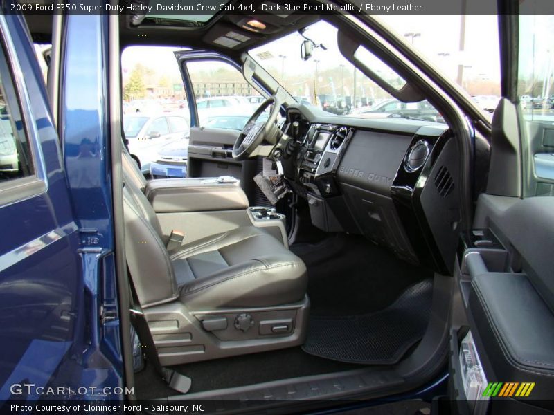 Dark Blue Pearl Metallic / Ebony Leather 2009 Ford F350 Super Duty Harley-Davidson Crew Cab 4x4
