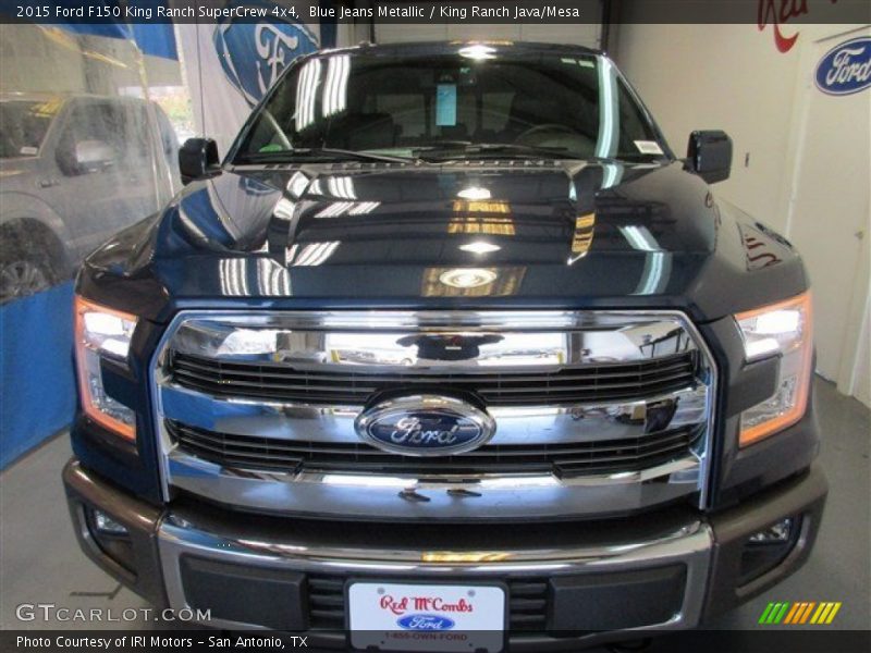 Blue Jeans Metallic / King Ranch Java/Mesa 2015 Ford F150 King Ranch SuperCrew 4x4