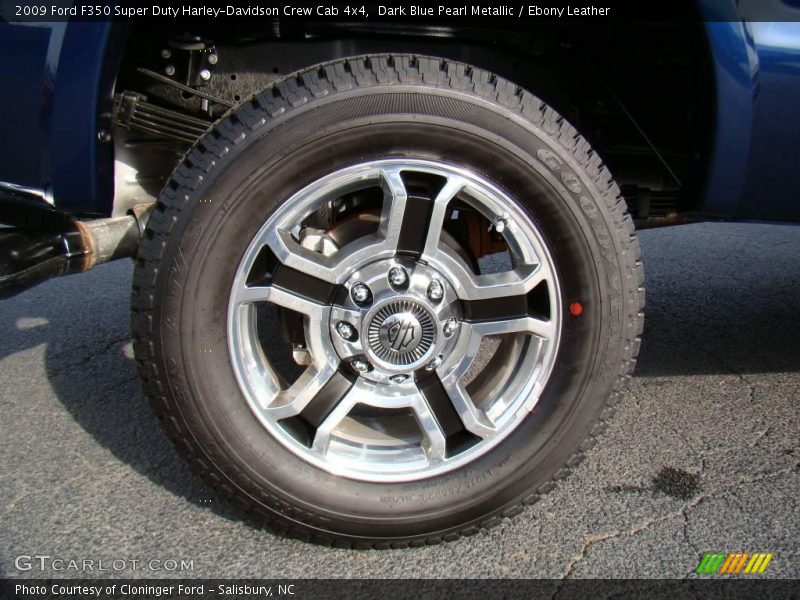 Dark Blue Pearl Metallic / Ebony Leather 2009 Ford F350 Super Duty Harley-Davidson Crew Cab 4x4
