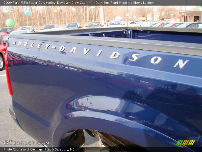 Dark Blue Pearl Metallic / Ebony Leather 2009 Ford F350 Super Duty Harley-Davidson Crew Cab 4x4