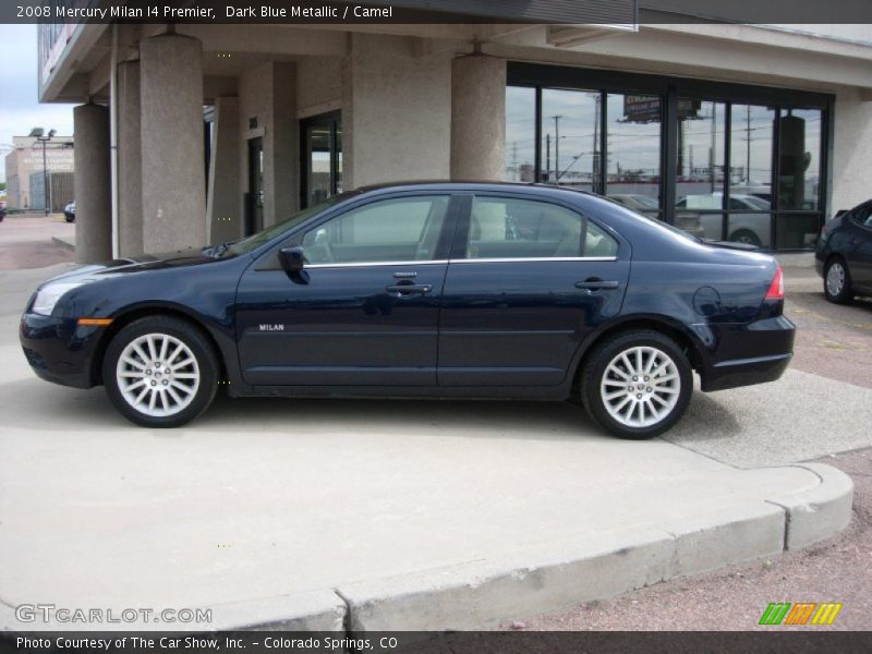 Dark Blue Metallic / Camel 2008 Mercury Milan I4 Premier